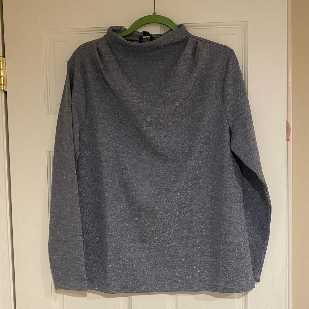 Sparkly Mock Neck Top